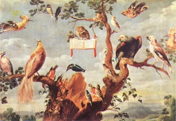  paja Lienzo - Concierto de pájaros 2 Frans Snyders pájaro